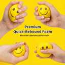 LovesTown 40PCS Stress Balls Bulk for Party Favors, 2 Inch Squeeze Toys for Kids Fidget Toys Stress Relief Gifts for Coworker Classroom Prize Party Supplies Goodie Bag Stuffer