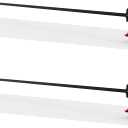 50" Bar Clamps for Woodworking 2-Piece, One-Handed Quick-Change F Clamp/Spreader with 130 LBS Load Limit, Wood Clamps for Gluing, Carpentry, DIY, and Woodworking