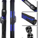 2x2 Hard cue case Square Pool Cue Billiard Stick Carrying Case (C09-Blue)