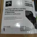 Medline Shower Chair with Back and Padded Armrests