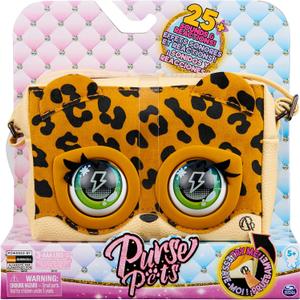 Purse Pets, Metallic Mood Flashy Frenchie, Interactive Pet Toy & Crossbody Kids Purse