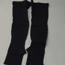 Medical Compression Stockings for Women and Men, 20-30 mmHg Thigh High Compression Socks, Closed Toe Graduated Compression Hoses, Long Circulation Pressure Stockings for Varicose Veins, Edema (X-Large, Black)