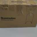 Queension Arch Backdrop Stand 7.2FT, Metal Wedding Arch Stand with Base for Ceremony, Balloon Arched Backdrop Frame with Screws for Birthday Party Baby Shower Celebration Decorations, Black