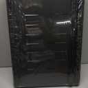 4 Pack Expandable (15.1"-26.3") Pull Out Cabinet Organizer 21" Deep With Raising Pad for Framed Cabinets,Upgrade 3 Slide Rails Slide Out Drawers,No Drill Roll Out Shelves Adhesive,Black