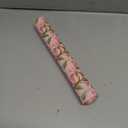 ONEART | Flower Printed Pink Jelly Vinyl Roll 12"×54" Floral Translucent PVC Vinyl Fabric 0.7 mm for DIY Crafts Sewing