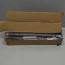 Curtain Rods for Windows 32-96 Inch, 1 Inch Adjustable Black Curtain Rod Set with Brackets, Easy Install