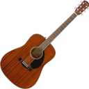 Fender CD-60S Dreadnought Acoustic Guitar, All-Mahogany, Beginner acoustic guitar, all-mahogany body, rich warm tone, walnut fingerboard, gloss finish,