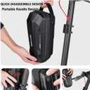 Scooter Storage Bag, Waterproof Scooters Handlebar EVA Hard Shell Bike Front Bag for Carrying Charger Tools Repair Tools