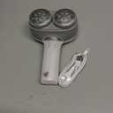 VASSON Fabric Shaver, Electric Lint Remover, Rechargeable Lint Shaver, Sweater Shavers to Remove Pilling, Large Fuzz Remover for Clothes Couch Furniture (Greyish White)