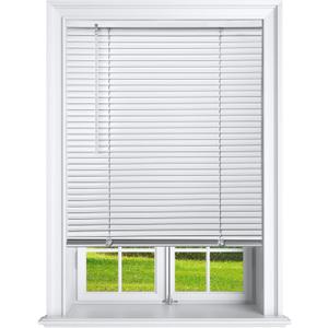 Cordless 1 Inch Window Blinds, Mirrotek Cordless Blinds Light Filtering Mini Blinds 30 x 64 (White)