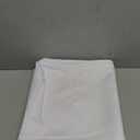 sancua White Large Square Tablecloths 85x85 Inch, 2 Pack - Fabric Table Cloth for Square or Round Tables, Washable Polyester Table Cover for Outdoor Party, Birthday, Buffet, Resturant