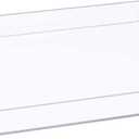 11x14 Clear Acrylic Serving Tray with Gold Handle,Spill Proof Clear Acrylic Trays Plastic Serving Tray for Breakfast,Coffee,Organize,Decor,Cosmetic