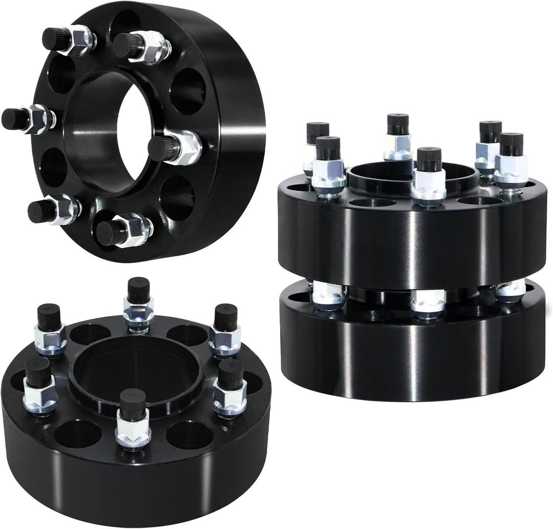 BDELI 4Pcs 2.0" 6x5.5 Wheel Spacers Compatible with Chevrolet，GMC