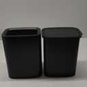 5 Gallon Motion Senor Bathroom Trash Can with Lid, Automatic Garbage Can Touchless, Smart Plastic Waste Basket for Narrow Spaces, Bathroom, Office, Bedroom, Living Room (Black)