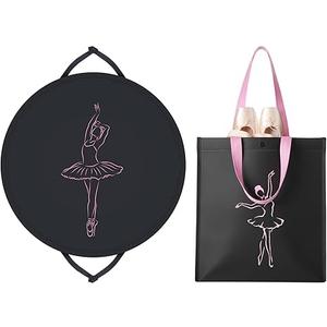 Aliceset 43 Inch Tutu Dress Garment Bag with Ballet Shoes Handbag Cheer uniform garment bag Dance Clothes Bag for Hanging Clothes