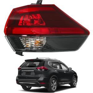 labwork Right Side Outer Tail Light Replacement for Nissan Rogue 2017-2019 Rear Tail Lamp Assembly 265506Fl0A 265506Fl0C