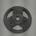 Fitvids Olympic Cast Iron 2-Inch Weight Plate for Strength Training & Weightlifting