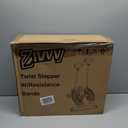 Stepper Machine with Resistance Bands, Mini Stepper with 300LBS Weight Capacity, Twist Stepper for Full Body Workout, Adjustable Step Height, Smooth and Quiet, Step Machine for Men Women