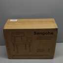 Sangohe Shower Chair, Heavy Duty Shower Seat with Back, Arms, Adjustable Height, Ideal for Bathtub, Handicap, Elderly, 796C