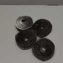 waltyotur 1200 Count Stainless Steel Coil Roofing Ring Shank Siding Nails 15-Degree Collated Wire Coil 1-1/2 Inch, 0.09 Inch Ring Shank, Small Cap Coil Stud Siding Nails