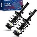 KAX Front Quick Struts for Toyota Sienna 2004 2005 2006 Front Shocks Complete Struts Assembly with Coil Spring Set of 2, Replace 172980 172981