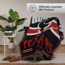 FOCO NFL Team Logo Woven Tapestry - 46" x 60" (Black)