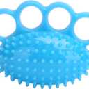 4 Fingers Hand Grip Ball, Hand Grip Strength Trainer with Soft Thorn for Primary Strength Training and Rehabilitation Training