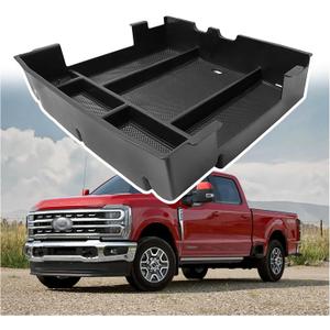 2024 2023 F250 Center Console Organizer Compatible with 2023 2024 Ford F250 F350 F450 Super Duty 2023 f250 Accessories Console Tray Storage Box