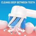 Replacement Toothbrush Heads Compatible with Oral B Pro 1000,Professional Clean,Gentle on Gums,Brush Head Refills Compatible with Oral B Braun Genius/Smart/Vitality Series,8 Pack
