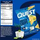 Quest Nutrition Ranch Tortilla Style Protein Chips, 19g Protein, 4g Net Carb, High Protein, Low Carb, Gluten Free, 1.1 Ounce (Pack of 12) (EXP 04/20/27)