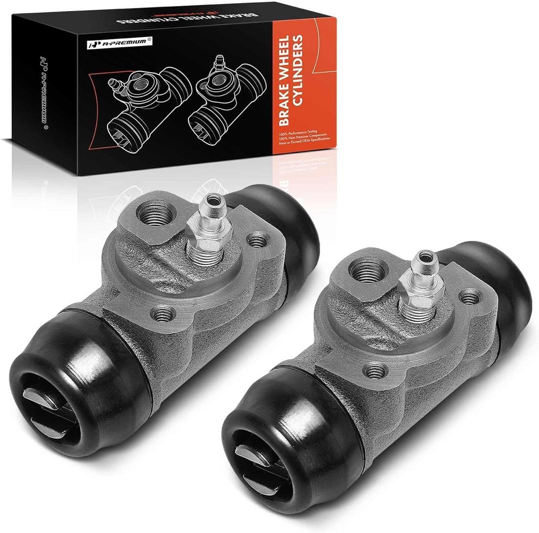 A-Premium Rear Drum Brake Wheel Cylinder Compatible with Toyota Models - Tacoma 1995-2004, 4Runner 1987-1988 1990-1991 2001-2002, Pickup 1987-1995, T100 1993-1994, Driver & Passenger Side, 2-PC Set