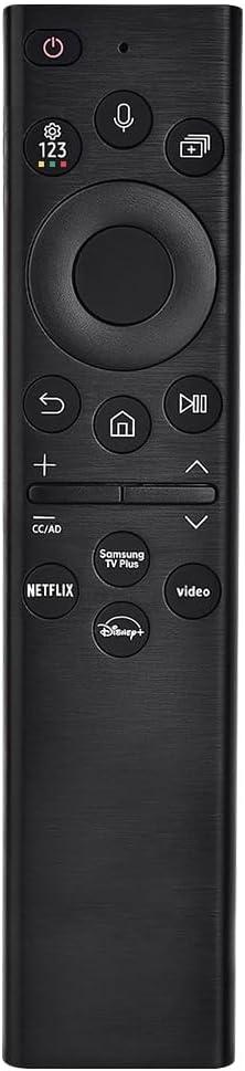 Replacement for Samsung TV Remote, for All 2019-2025 Samsung Remote Control for Smart TV with Voice Control. No Solarcell (Black)