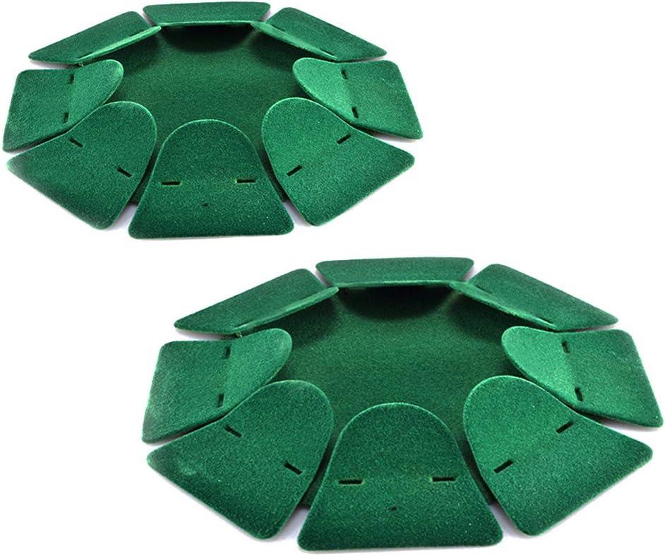 2pcs Green All-Direction Putting Cup Golf Training Hole Practing Cup Aid Indoor/Outdoor