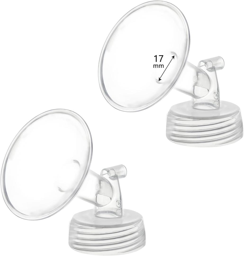 17mm Flange Compatible with Spectra S1 S2 9 Plus Synergy Gold Breastpump Replacement to Spectra Pump Parts and Spectra Flange; Not Original; Replaces Spectra Shield
