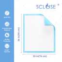 SCLOSE Pee Pads for Dogs Extra Large 30"x36", 100 Count Puppy Pads XXL, Potty Pads for Dogs, Super Absorbent & Leak-Proof, Disposable Training Pads for Puppies, Doggie Pads, Blue