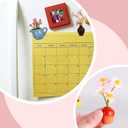 Mini Ceramic Vase Fridge Magnets, Cute Vase Refrigerator Magnets, Tiny 3D Plant Ceramic for Refrigerator, Cute DIY Plants Decor Accessories, Fridge Kitchen Office Decoration