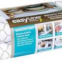 Duck Brand Smooth Top EasyLiner for Cabinets & Drawers - Easy to Install & Cut to Fit - Shelf Paper & Drawer Liner Non-Adhesive - Non Slip Shelf Liner - 20" Width - 36 Total Feet - Taupe Quatrefoil, Count of 4