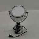 Conair Lighted Makeup Mirror, LED Vanity Mirror, 1X/7X Magnifying Mirror, Double Sided, Corded in Polished Chrome (4.8"L x 8.2"W)