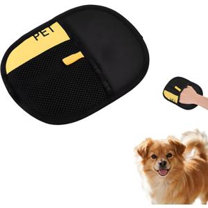 lasuroa 2pcs Pet Hair Removal Gloves for Dogs & Cats, Reusable Double Size Electrostatic Pet Grooming Gloves Washable Cat Hair Remover for Furniture Couch Carpet Car Seat