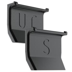 HYPE X1 Safety Razor Shave Settings - Sensitive (S) & Ultra-Close (UC) Settings, Durable Aerospace-Grade Aluminum, Magnetic snap-on design, Compatible with HYPE X1 Safety Razor for Men & Women-Black