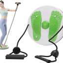 Ab Twist Waist Disc Board,Adjustable Waist Trainer Twisting Disc with Handles,Waist Slimming Balance Rotating Disc with Massage Foot Sole for Slimming Waist Arms Hips and Thighs