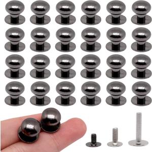 Mini Drawer Pulls, Small Knobs for Jewelry Box, Metal Round Mini Knobs Handles Diameter 0.47inch for Jewelry Case, Wood Case, Drawer, Cabinets, Closet, Cupboard (26pcs, Black)