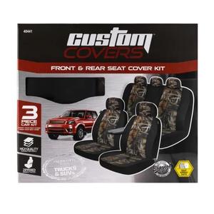 CUSTOM COVERS FRONT & REAR SEAT COVER KIT
