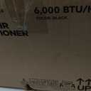 GE Window Air Conditioner Unit, 6,000 BTU for Small Rooms up to 250 sq ft. with Adjustable Fan and Cooling Settings, Perfect for Bedroom or Living Room, Easy Install Kit Included, Black