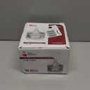 FTOF Glass Candy Storage Box Clear Sugar Dish With Lid Crystal Covered Candy Bowl Apothecary Food Buffet Container Holder (Large)