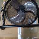 20" Large Battery Fan, Portable Battery Operated Floor Fan, Rechargeable Battery Powered Wireless Camping Fan, Waterproof, Hi-airflow, Cordless, for Home Outdoor Garage Gym Patio Travel RV