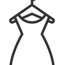 Woman's Dress, Beige, XL
