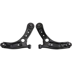 TRQ Front Lower Control Arm with Ball Joint Set Driver and Passenger Side Compatible with 2018-2022 Hyundai Accent 2018-2023 Kia Rio, Style PSA74600