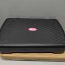 Yes4All 18.9" Aerobic Exercise Step Platform with 2 Risers, Adjustable Height Workout Stepper 3" 5.1" for Home Gym (D. Purple/Black)