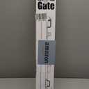 110 Inch Retractable Baby Gates for Large Openings Retractable Dog Gate Outdoor Retractable Gate Mesh Dog Gate Retractable Gates for Dogs Indoor Extra Long Baby Gate for Stairs, Doorways, Light Gray